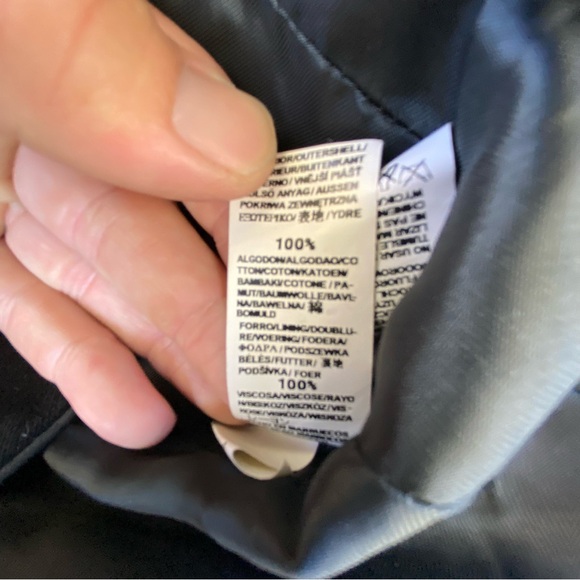 Zara Woman Military Band Jacket Black Velvet Structured Ribbed Cuffs Size Large - Picture 12 of 13